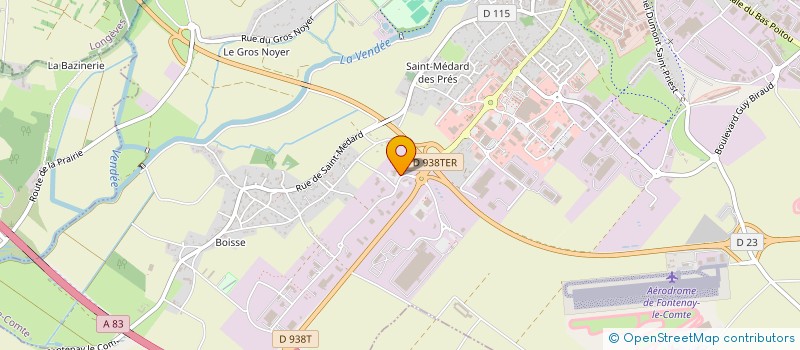 localisation de l'entreprise CC PAYS DE FONTENAY-VENDEE à FONTENAY-LE-COMTE