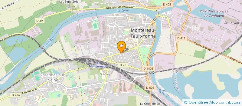 localisation de l'entreprise CC PAYS DE MONTEREAU  MONTEREAU-FAULT-YONNE