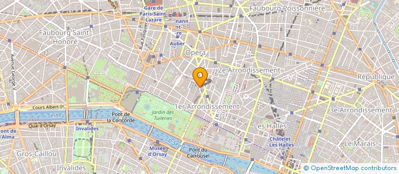 localisation de l'entreprise CC PLUS à PARIS