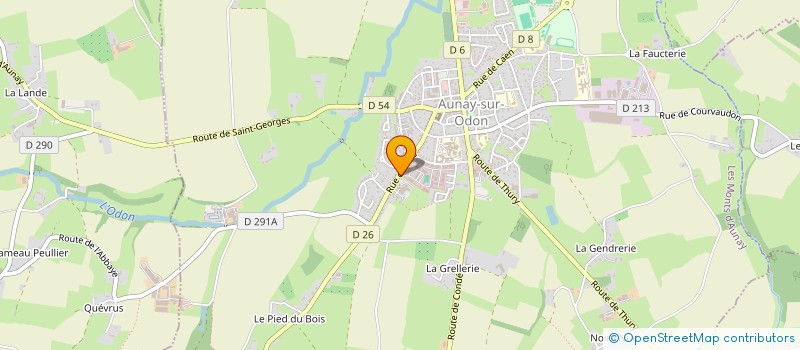 localisation de l'entreprise CC PRE-BOCAGE INTERCOM  LES MONTS D'AUNAY