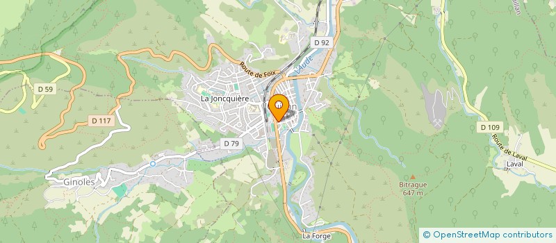 localisation de l'entreprise CC PYRENEES AUDOISES à QUILLAN
