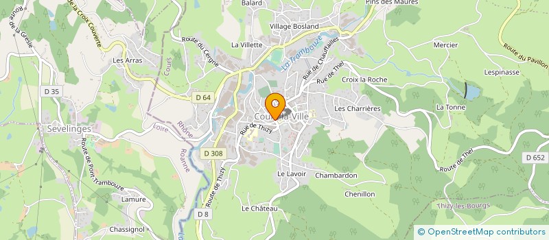 localisation de l'entreprise CC RESTAURATION  COURS