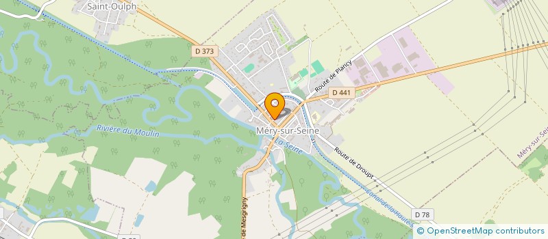 localisation de l'entreprise CC SEINE ET AUBE à MERY-SUR-SEINE