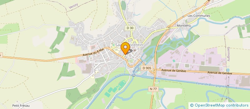 localisation de l'entreprise CC SEREIN ET ARMANCE à SAINT-FLORENTIN