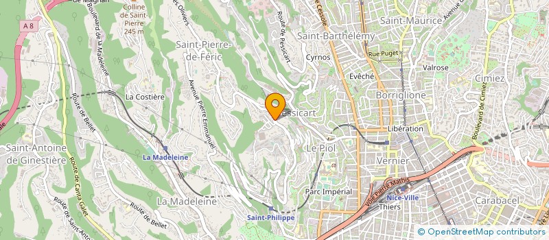 localisation de l'entreprise CC SOLUTIONS à NICE