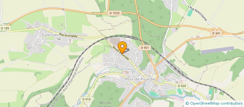 localisation de l'entreprise CC SOMME SUD-OUEST à POIX-DE-PICARDIE