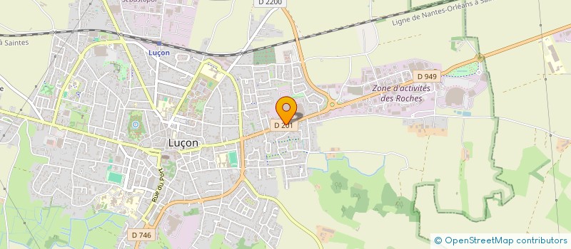 localisation de l'entreprise CC SUD VENDEE LITTORAL à LUCON