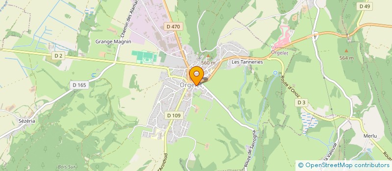 localisation de l'entreprise CC TERRE D EMERAUDE COMMUNAUTE à ORGELET