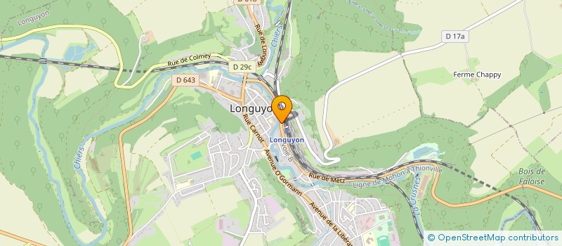localisation de l'entreprise CC TERRE LORRAINE DU LONGUYONNAIS à LONGUYON