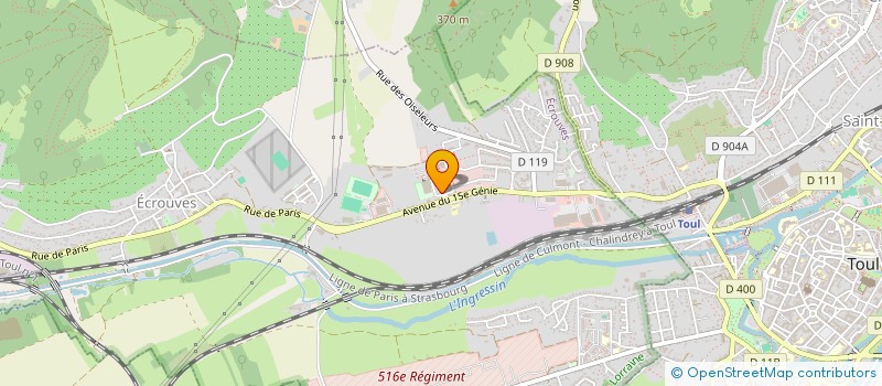 localisation de l'entreprise CC TERRES TOULOISES à ECROUVES