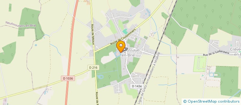 localisation de l'entreprise CC TRADITIONNEL FARIA  LA HOUSSAYE-EN-BRIE