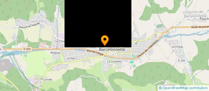 localisation de l'entreprise CC VALLEE DE L'UBAYE - SERRE-PONCON à BARCELONNETTE