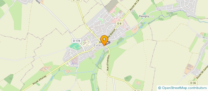 localisation de l'entreprise CC VALLEES DE L'ORNE ET DE L'ODON  EVRECY