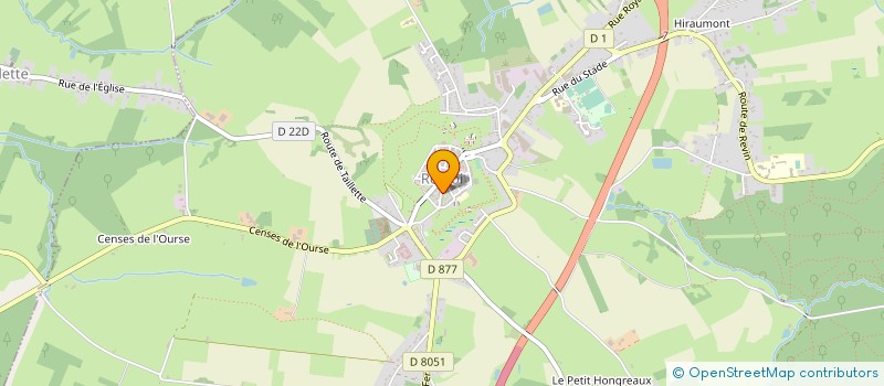 localisation de l'entreprise CC VALLEES ET PLATEAU D'ARDENNE  ROCROI