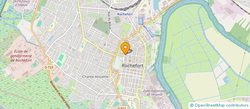 localisation de l'entreprise CC17 SAP  ROCHEFORT