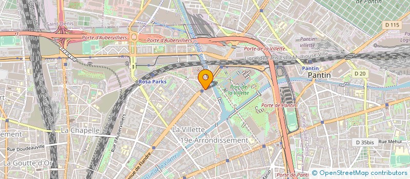 localisation de l'entreprise CC19  PARIS