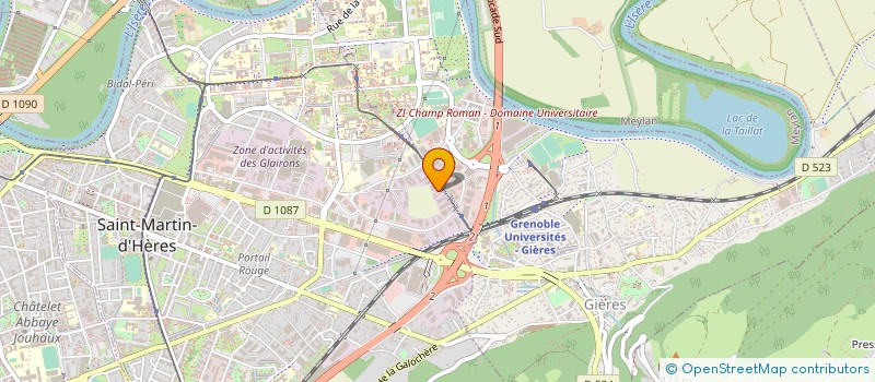 localisation de l'entreprise CC1C à SAINT-MARTIN-D'HERES