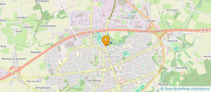 localisation de l'entreprise CC29 à LANDIVISIAU