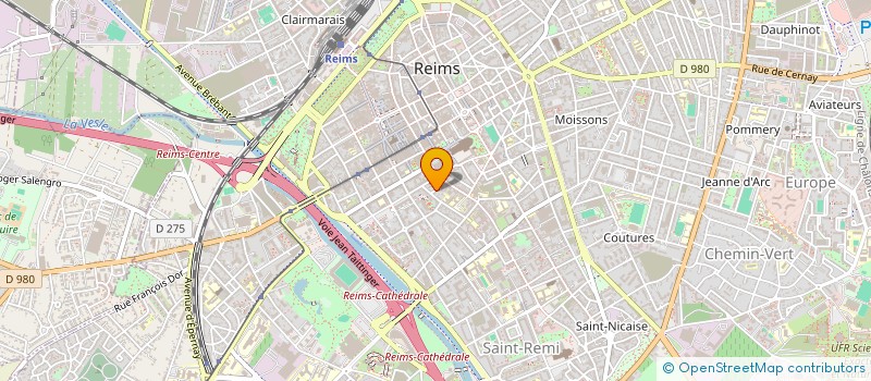 localisation de l'entreprise CC2J  REIMS