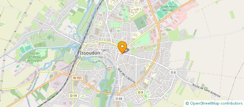 localisation de l'entreprise CC36  ISSOUDUN