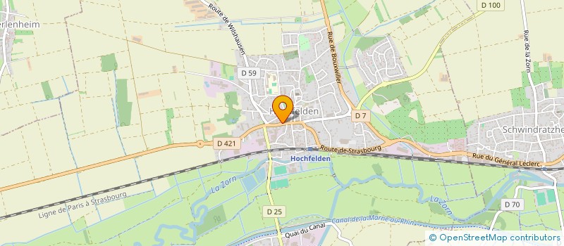 localisation de l'entreprise CC72000 à HOCHFELDEN