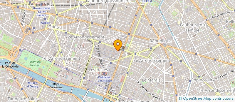 localisation de l'entreprise CCA à PARIS