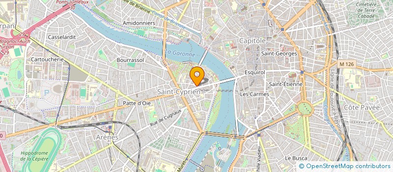localisation de l'entreprise CCA ASSURANCES  TOULOUSE