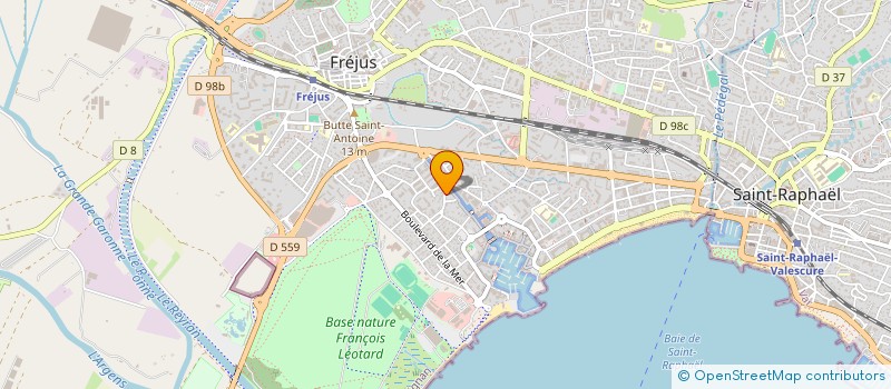 localisation de l'entreprise CCA DUPONT INVEST à FREJUS