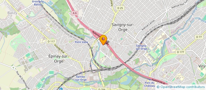 localisation de l'entreprise CCA EMPIRE à SAVIGNY-SUR-ORGE