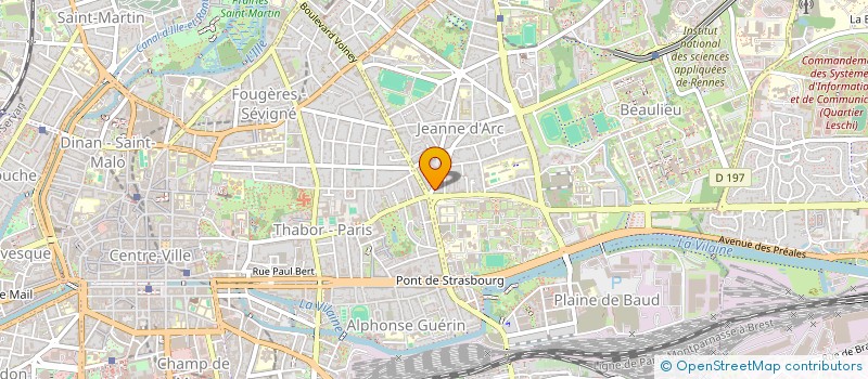 localisation de l'entreprise CCA FORMATION  RENNES