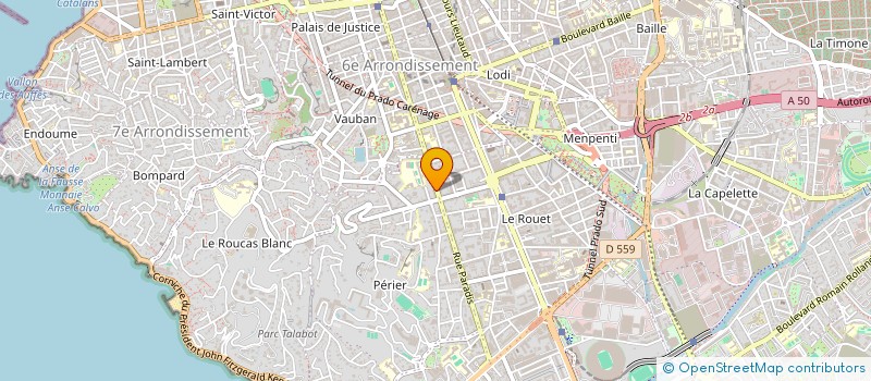 localisation de l'entreprise CCA NPI à MARSEILLE