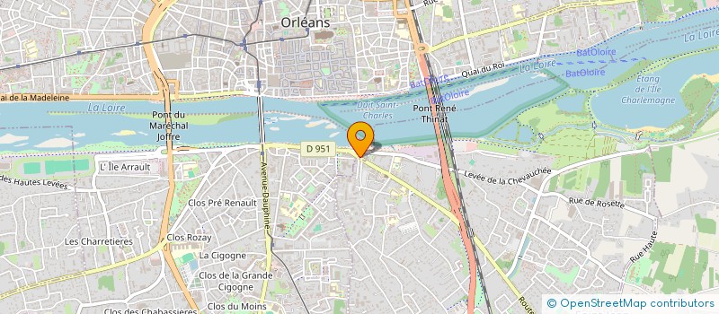 localisation de l'entreprise CCA PATRIMOINE à ORLEANS