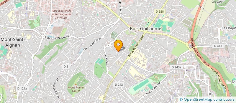 localisation de l'entreprise CCA RH ET CONSULTING à BOIS-GUILLAUME