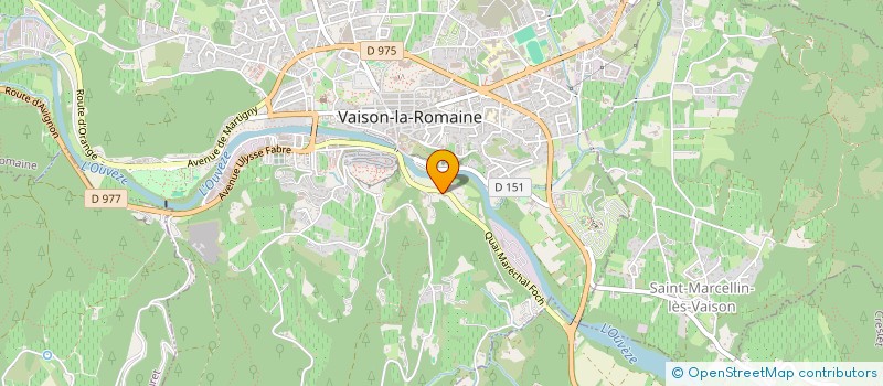 localisation de l'entreprise CCA SUD FRANCE à VAISON-LA-ROMAINE