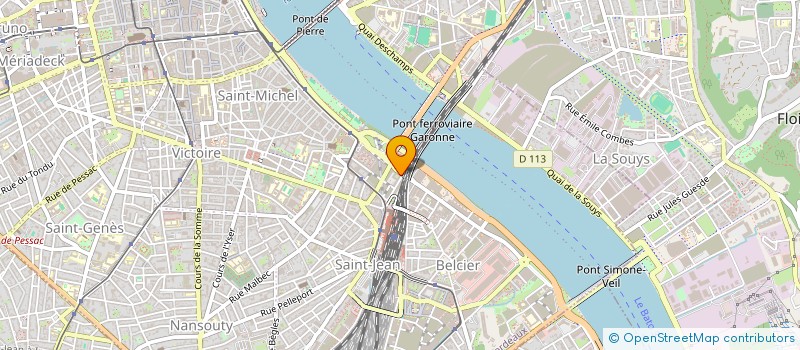 localisation de l'entreprise CCABDX  BORDEAUX