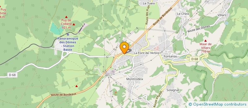 localisation de l'entreprise CCAC  ORCINES