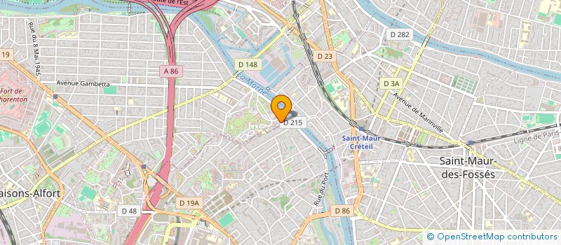 localisation de l'entreprise CCACONSULTING  MAISONS-ALFORT