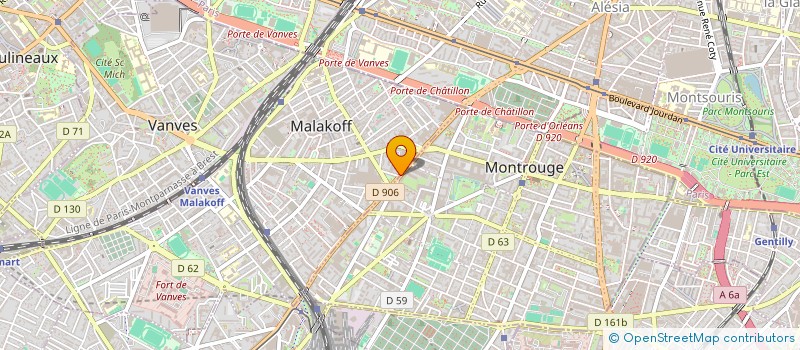 localisation de l'entreprise CCAD HOLDING  MALAKOFF