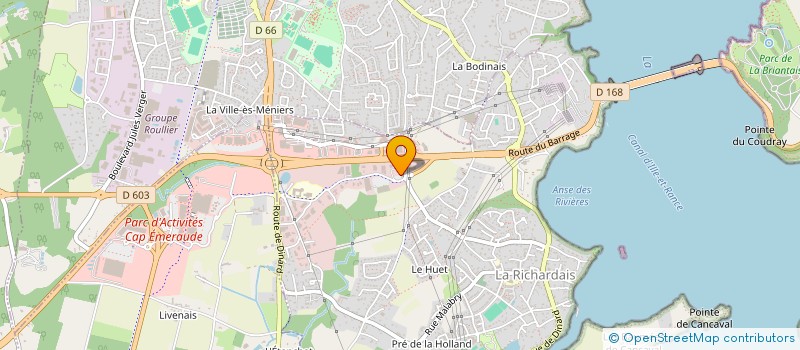 localisation de l'entreprise CCAG INNOVATION  LA RICHARDAIS