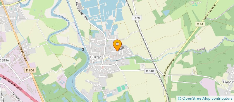 localisation de l'entreprise CCAL  GURGY