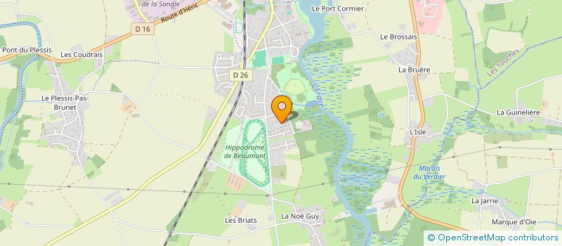 localisation de l'entreprise CCALD  NORT-SUR-ERDRE