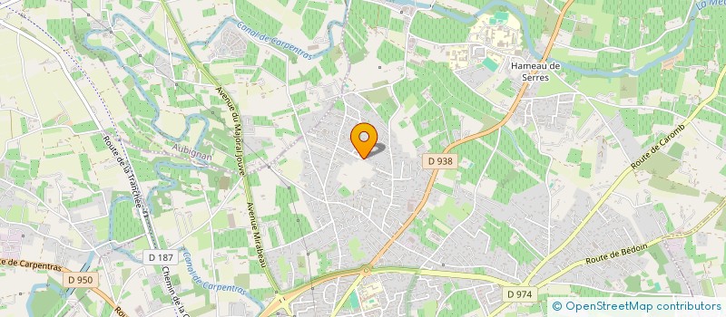 localisation de l'entreprise CCAO  CARPENTRAS