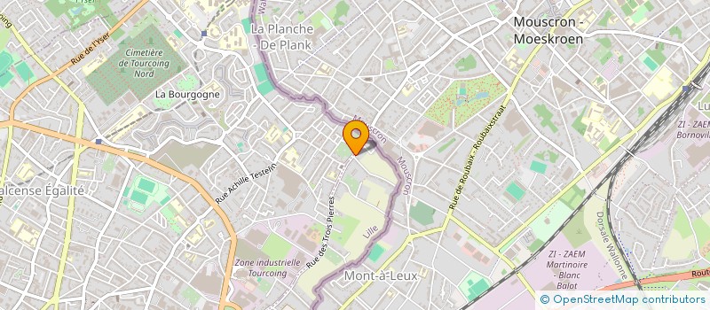 localisation de l'entreprise CCAPM  WATTRELOS