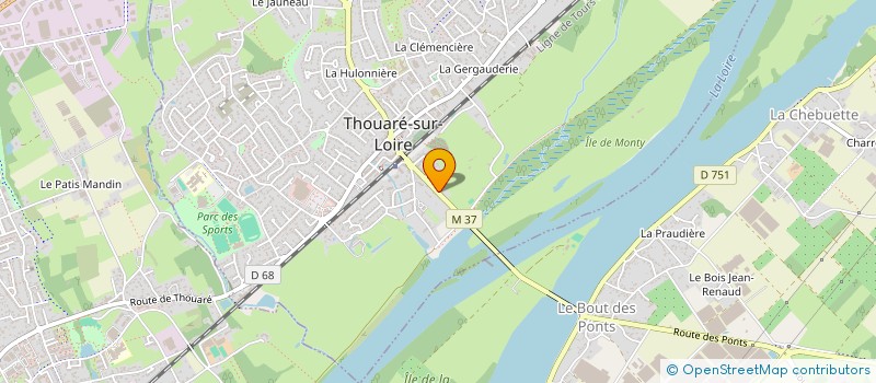 localisation de l'entreprise CCARRE  THOUARE-SUR-LOIRE