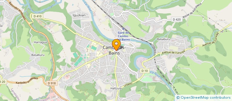localisation de l'entreprise CCAS DE CAMBO LES BAINS à CAMBO-LES-BAINS