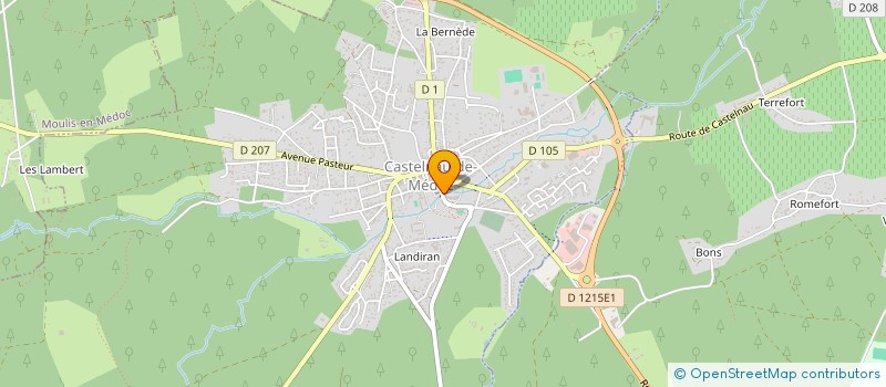 localisation de l'entreprise CCAS DE CASTELNAU DE MEDOC à CASTELNAU-DE-MEDOC