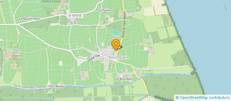 localisation de l'entreprise CCAS DE ST JULIEN BEYCHEVELLE  SAINT-JULIEN-BEYCHEVELLE