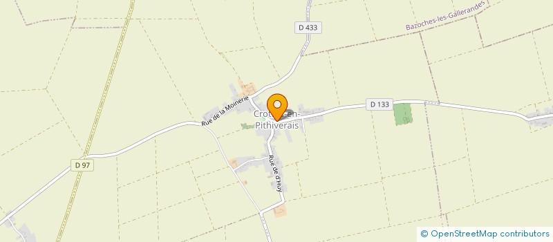 localisation de l'entreprise CCAS DE TEILLAY SAINT BENOIT à CROTTES-EN-PITHIVERAIS