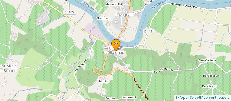 localisation de l'entreprise CCAS DE TIZAC DE CURTON  TIZAC-DE-CURTON