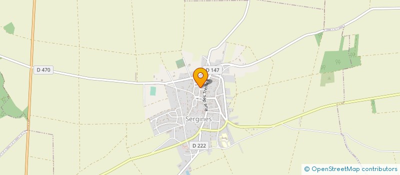 localisation de l'entreprise CCAS SERGINES à SERGINES